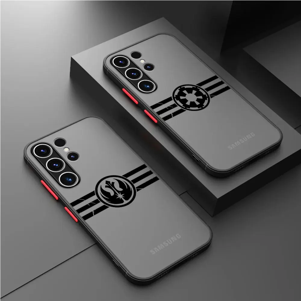 電話ケース Samsung Galaxy S21 S20 FE S10 Plus S24 Plus S23 FE S22 S23 Ultra S9 S-Star W-Wars クールロゴ耐衝撃カバー