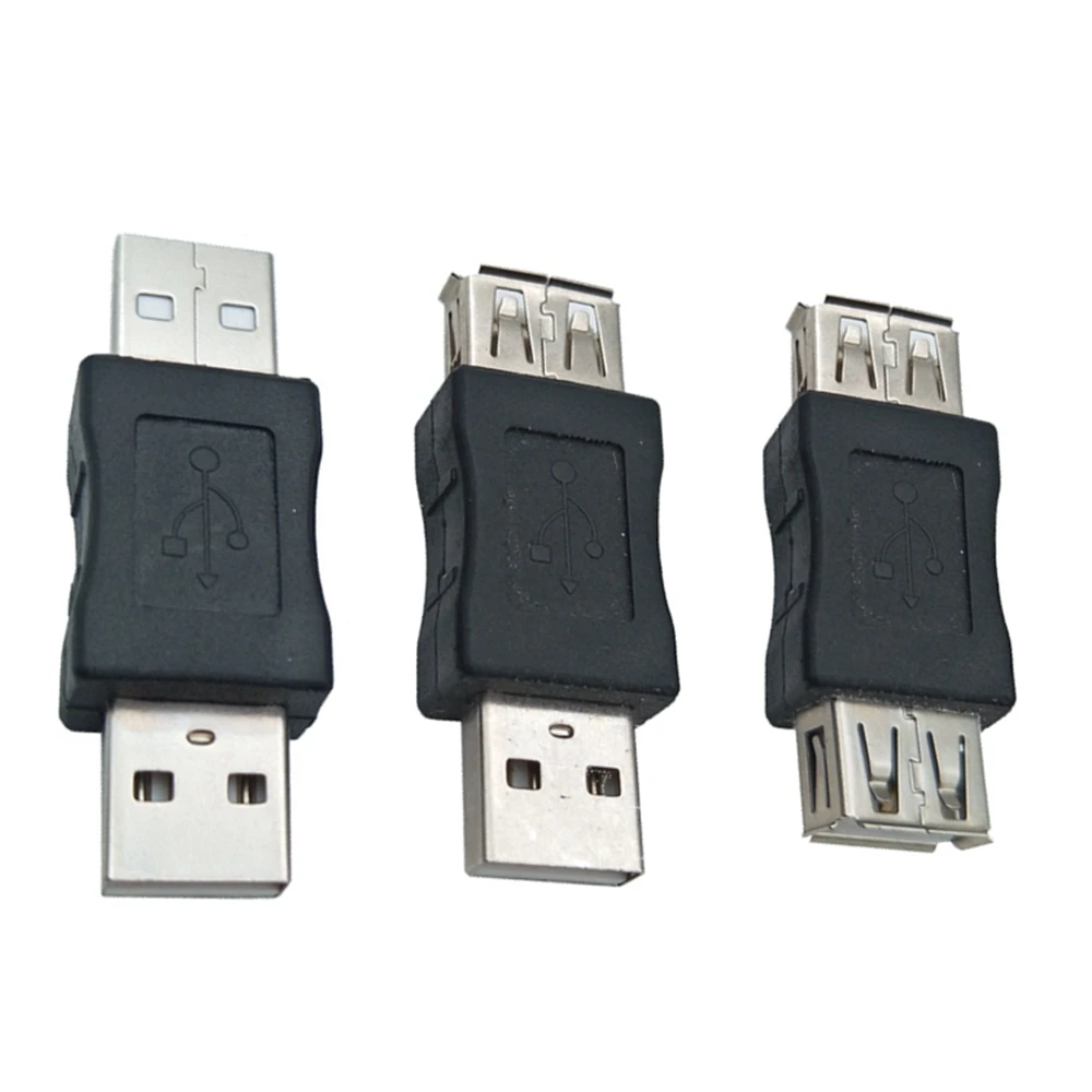 USB 2.0 male to female adapter USB A male to A female adapter connector data charging available