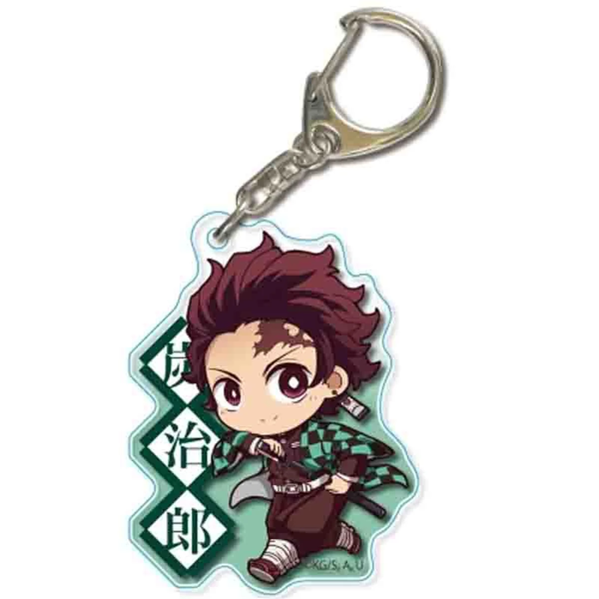 Anime GOODS Acrylic Keychain cute y2k Demon Slayer keychain for bag keys car key bag backpack collection display accessories