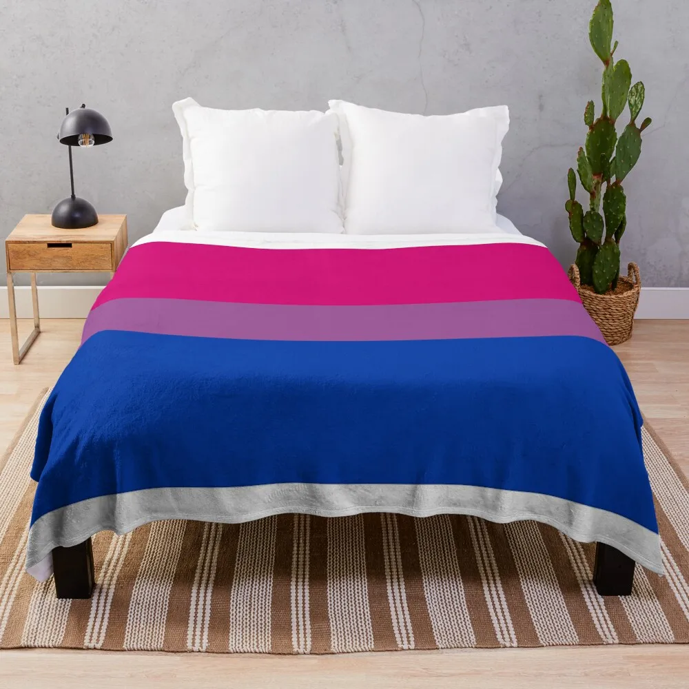 

Bisexual Pride Flag Throw Blanket Sofa Throw halloween decorative Nap Blankets