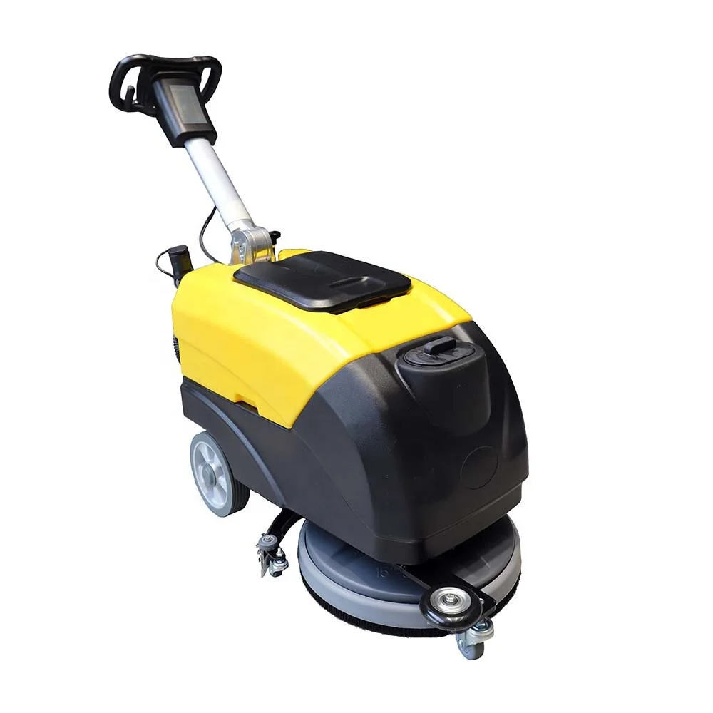 Máquina de Limpeza de Piso Compacta, Novo Estilo, Operada a Bateria, para Limpeza a Seco e Úmido