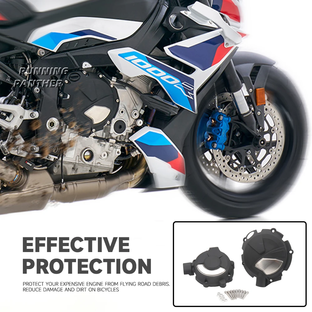 New Engine Protective Cover For BMW M1000RR M1000R Motorcycle Left Alternator Cover Right Clutch Cap S1000RR S1000R S1000XR