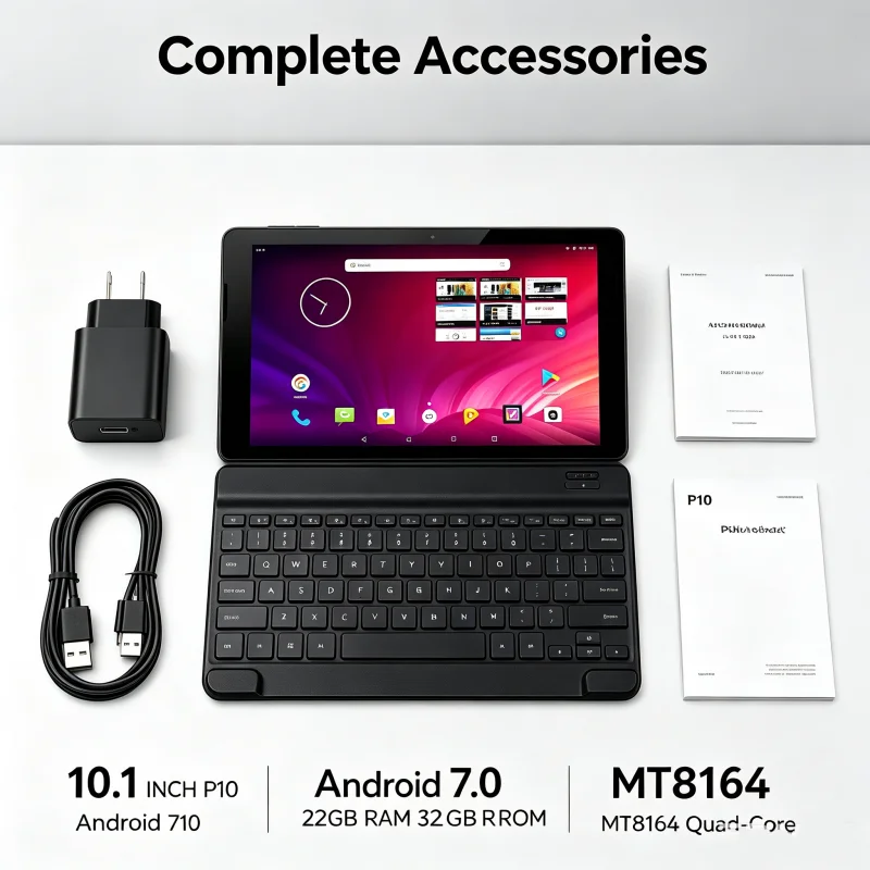 10.1 Inch Android Tablet PC 2 GB RAM 32GB ROM 2