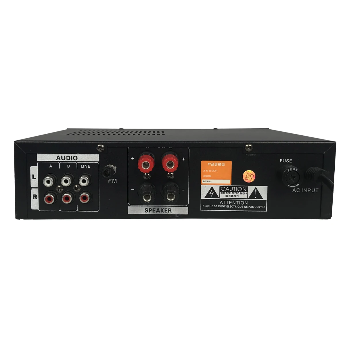 Audio Stereo Power Class ab Amplificador, Sistema de Endereço Público, 2 Canais, 50W