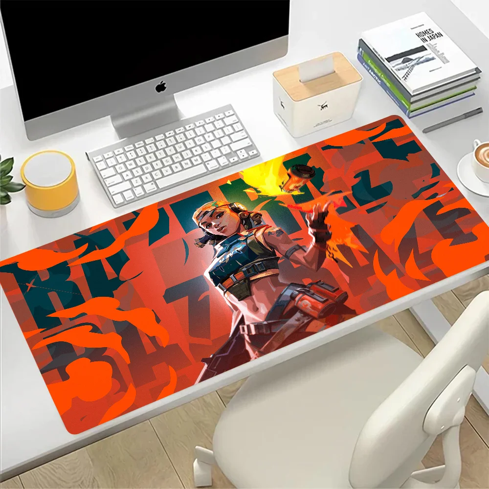 VALORANT Raze Large Mouse Pad Gaming Mousepad PC Gamer Computer Office Mouse Mat Silicone Keyboard Mat Desk Pad Laptop Mausepad