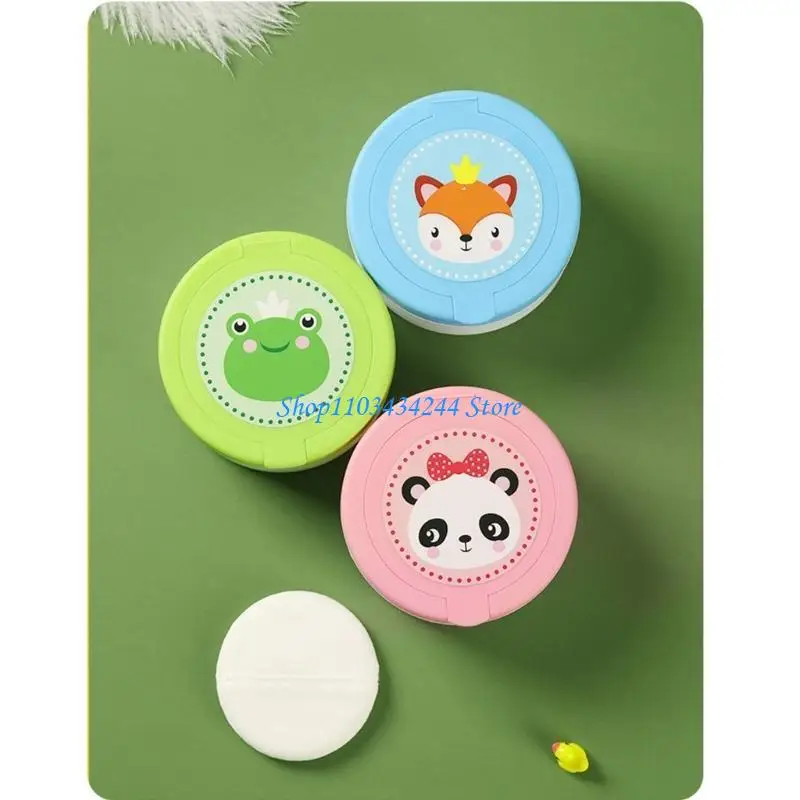 Scatola per soffio polvere per protezione della pelle infantile Contenitore per soffio polvere adatto ai bambini per