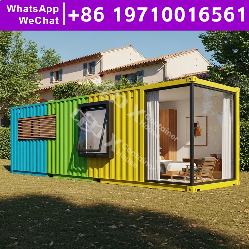 

Durable Prefab Tiny Homes Multi Layer Premade Houses Container House For Sale Flat Pack House Dining Room Earthquake Resistant