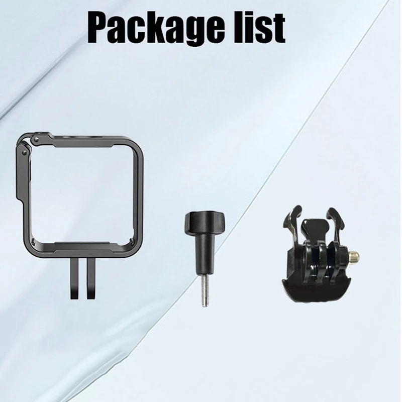 For DJI Action 2 Protective Frame Case Camcorder Housing Case Housing Mount Bracket With Side Cover Hole