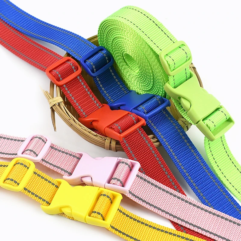 

1-5Sets 25mm Nylon Webbing+Plastic Release Buckles Reflective Bag Straps Tri-glide Slider Clasp D Ring Buckle DIY Accessories