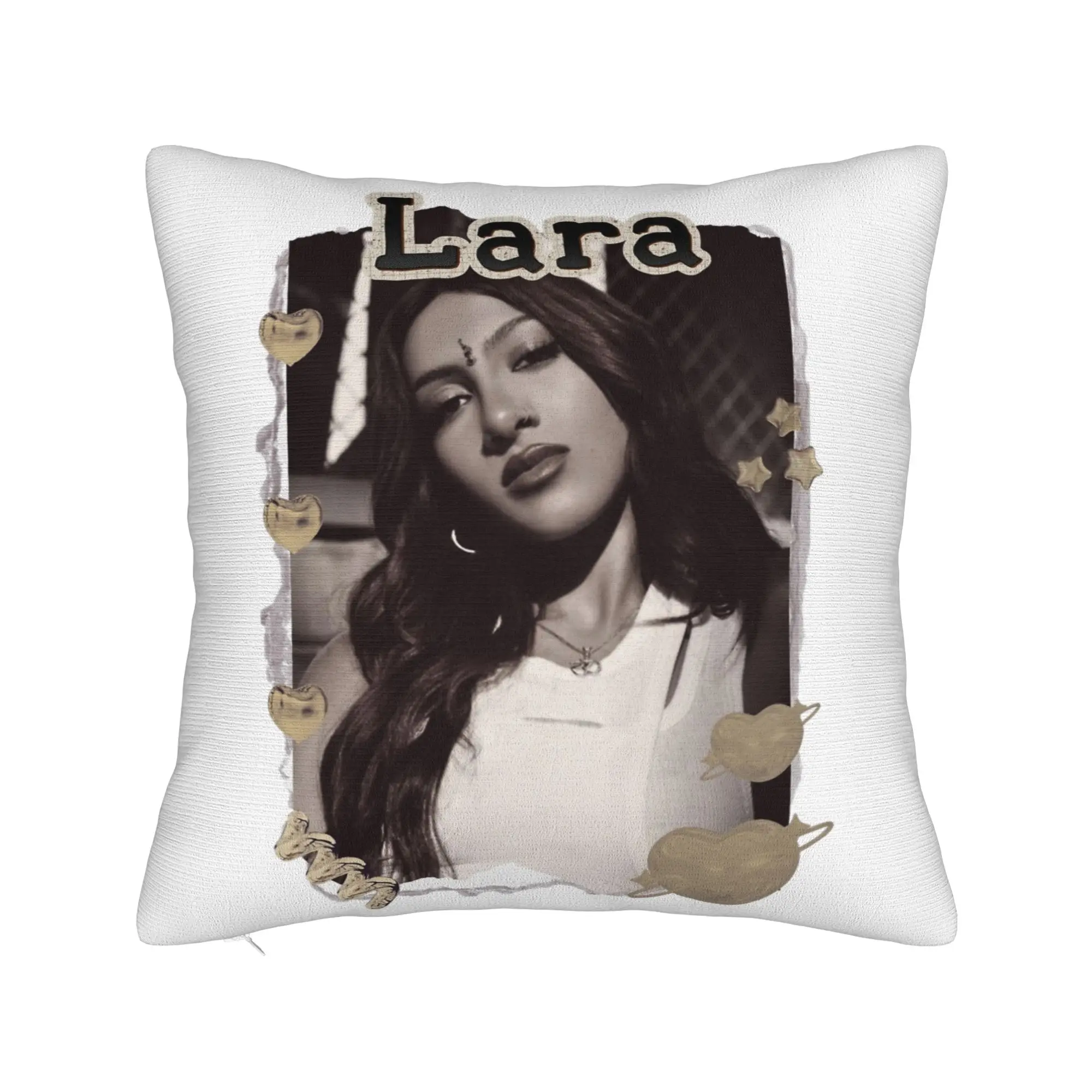 Lara Katseyes Kpop Girl Group Pillowcase Soft Cushion Cover Decoration  Throw Pillow Case Cover Home Zippered