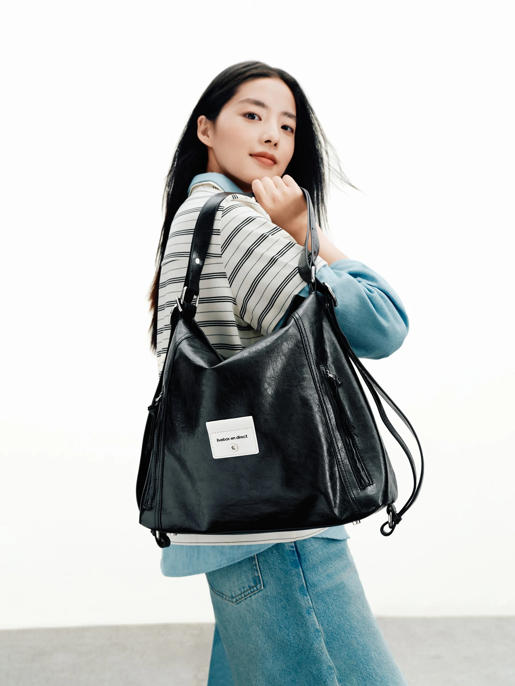 

LIVEBOX Original Large Capaci Women's Tote Bag Hobo Single oulder Crossbody Bag Commuter Double oulder Bag