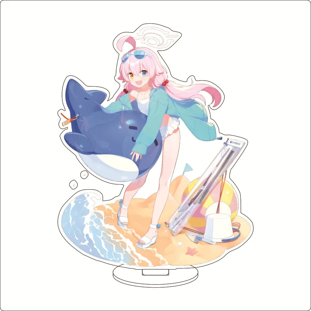 16CM Anime Game Blue Archive Sorasaki Hina Rikuhachima Aru Onikata Kayoko Cos Acrylic Figure Stand Ornaments Chrismas Gifts view 5