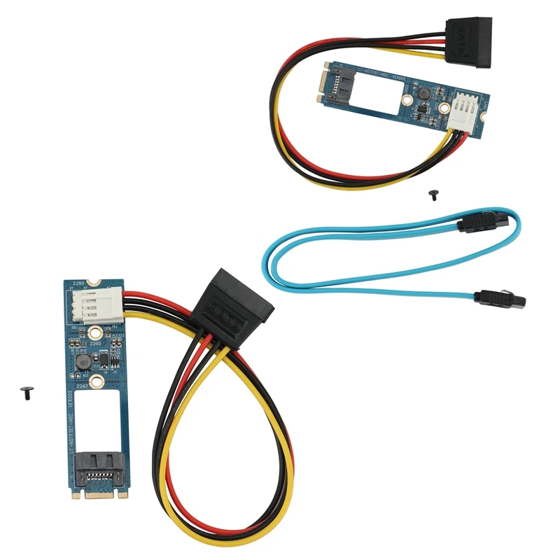 M.2 ngff sataから7ピンsata3カード、7ピン、sata 3.0、ssdアダプター、コンバーターカード、ngff、2242、2260、2280
