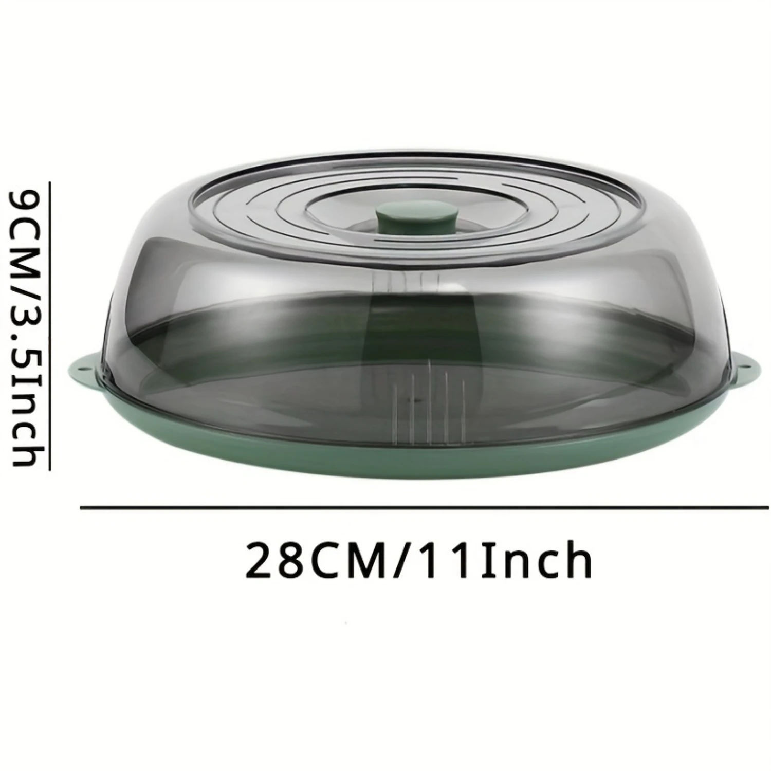 

Plastic Clear Insulated Food Cover, Insulated Food Cover With Tray, For Fresh Food Reusable Food, For Kitchen Supplies