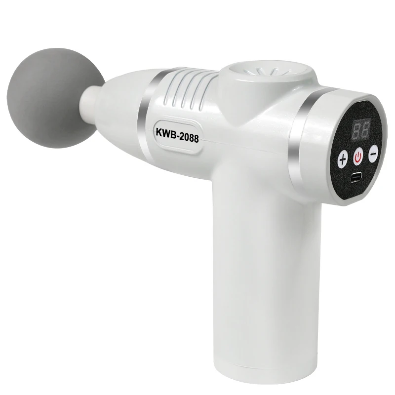 Fascia gun with 12 massage heads, muscle massage gun, new mini massager for relaxing and tapping muscles view 6