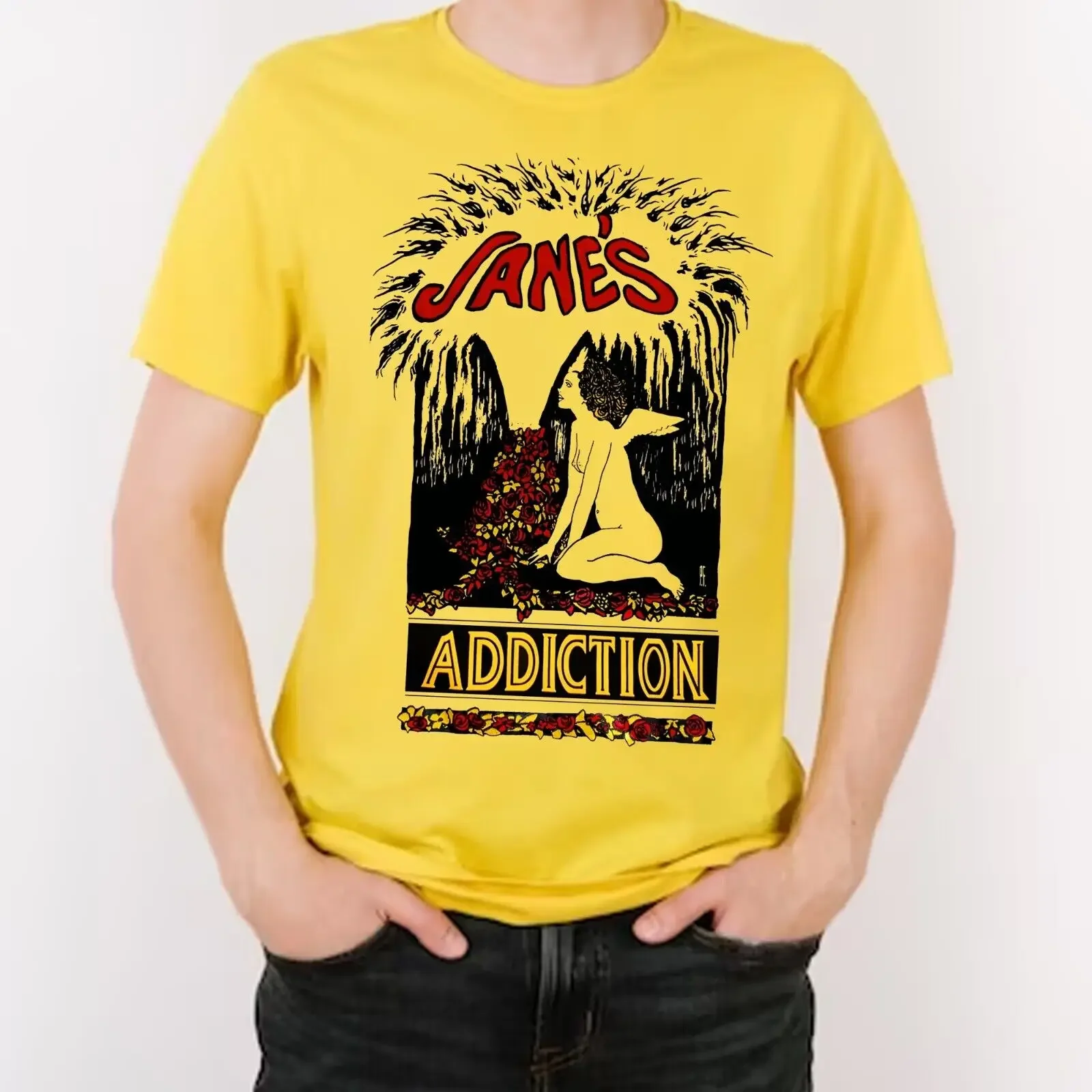 

New Rare Janes Addiction t shirt Tour Short Sleeve Unisex S-5XL T-Shirt 1CM725 long sleeves