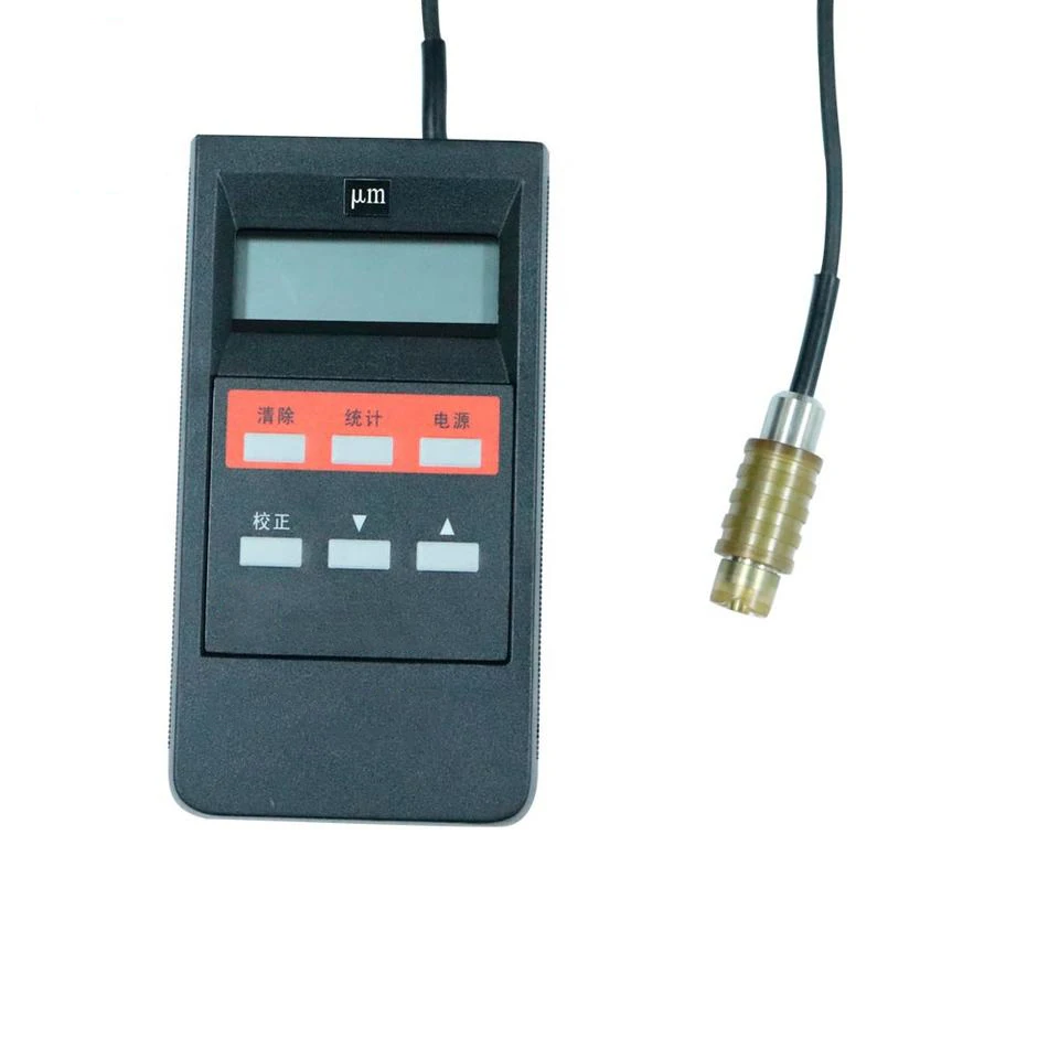 Eddy Current Coating Thickness Gauge Meter Tester 0-500mm For Measuring Aluminum Alloy Plastic Film Paper