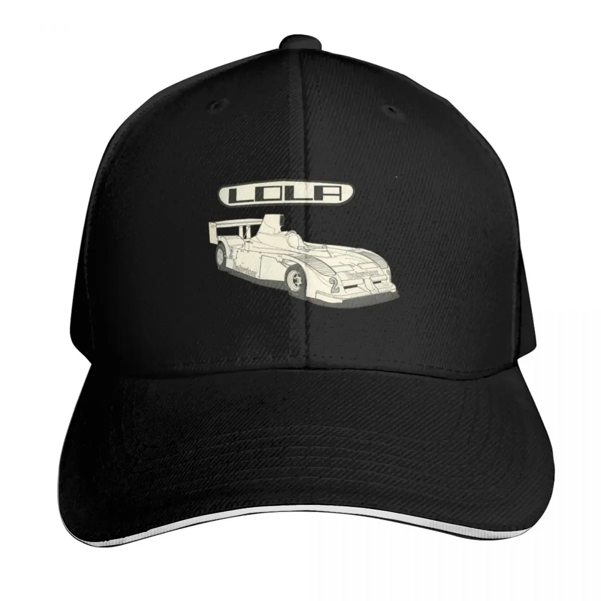 Lola. World Class Road Racer Baseball Cap Six Panel Structured Crown Sun Protection UPF 50+ Breathable Mesh Back