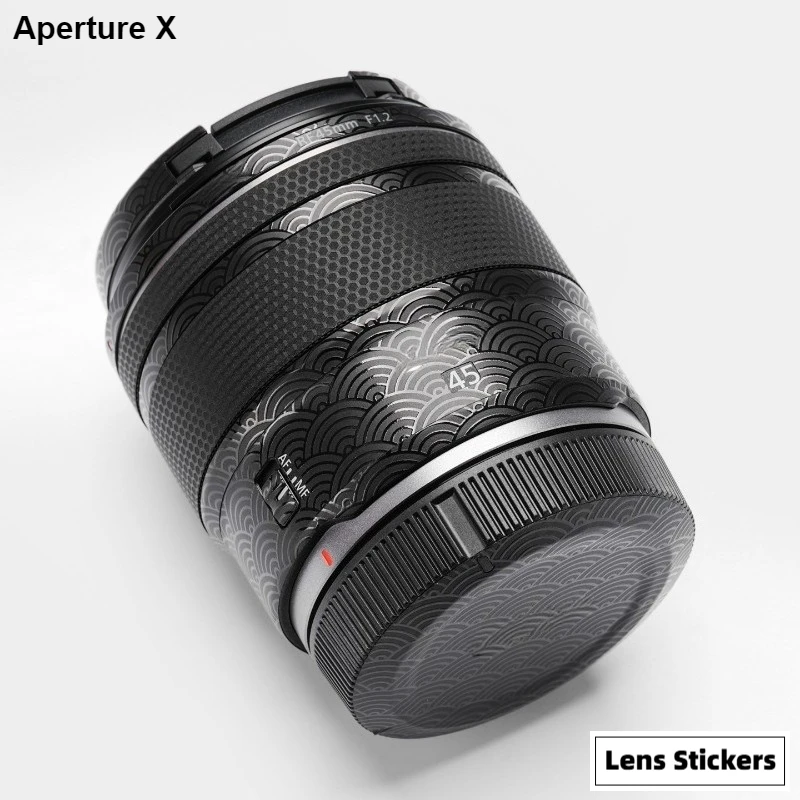لكانون RF 45 مللي متر F1.2 STM عدسة ملصق RF45F1.2 التفاف غطاء لكانون RF45F1.2 STM عدسة الجلد الواقي 45 1.2 #6