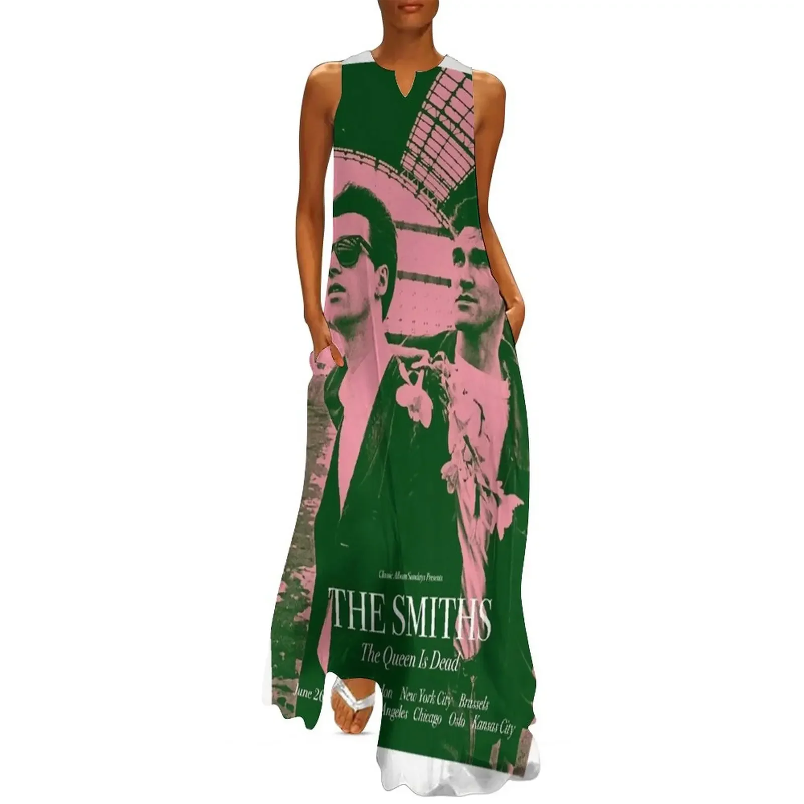 

The-Queen-is-Dead-Pink-Classic Long Dress festival outfit women ladies dresses for special occasion Prom gown Dress