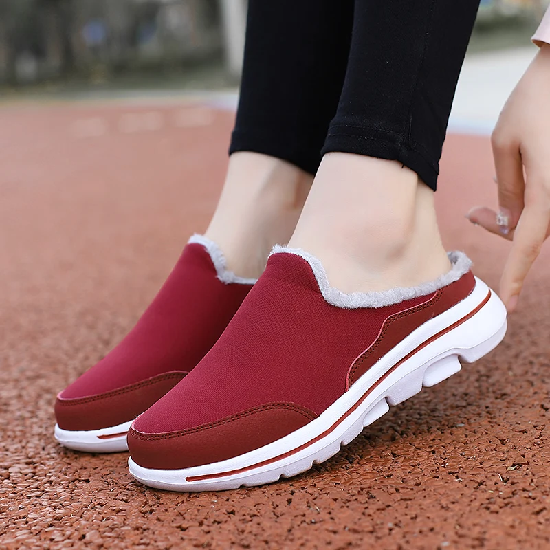 

ELUVA Warm Slippers for Men Winter Plush Indoor House Shoes Lightweight Non-Slip Waterproof Home Room Cozy Comfortable for Women