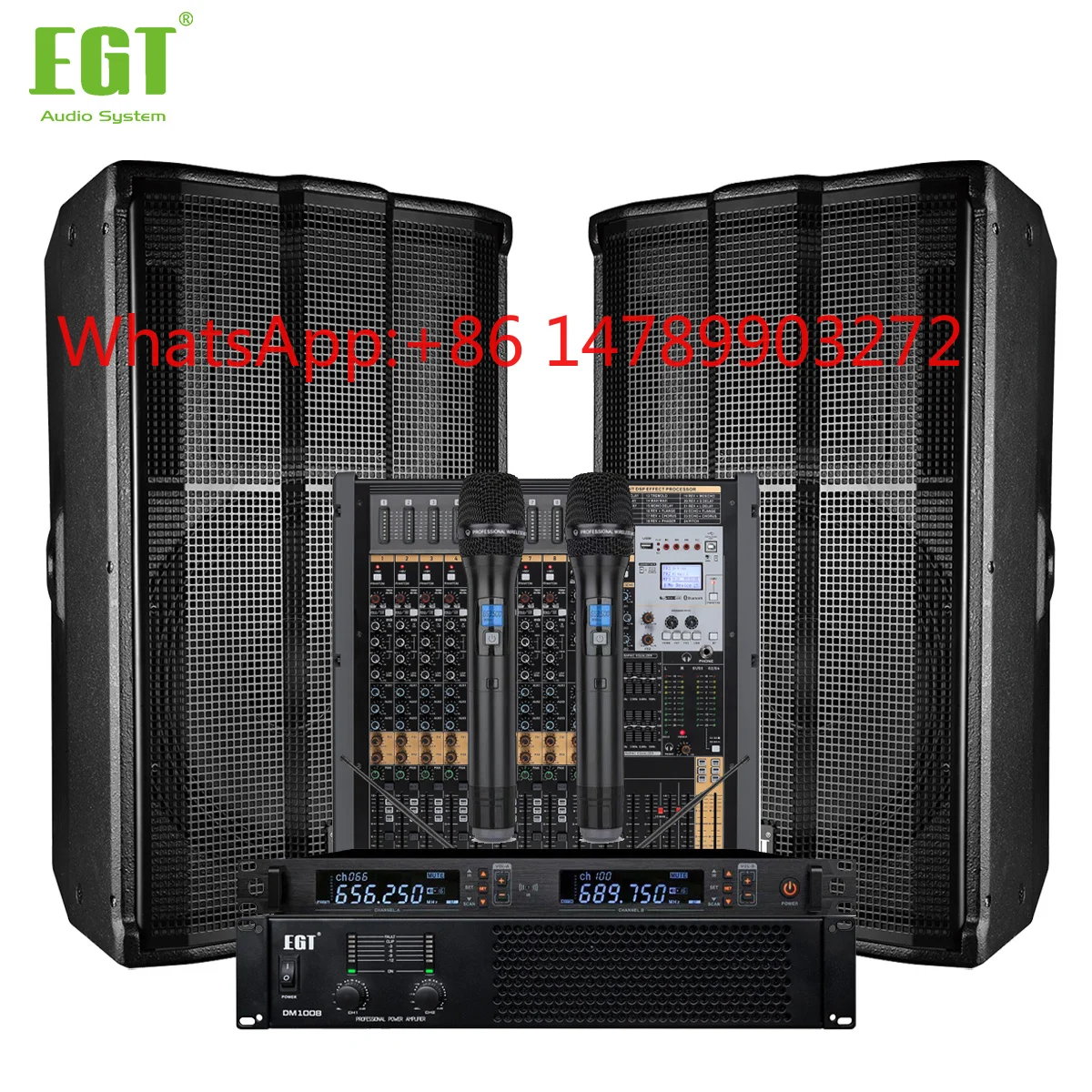 

6.5-15in GF Series Passive Full Range Speaker For KTV Conference Report Hall Indoor Stage Use