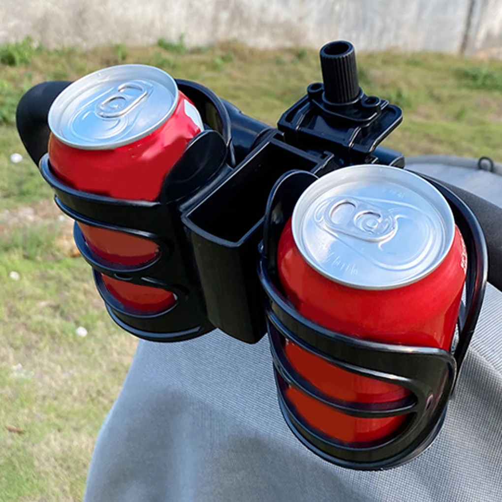 Stroller Double Cup Holder Milk Bottle Drink Cup Holder Cups Bicycle Cart Bottle Rack Children Stroller Coffee Holder