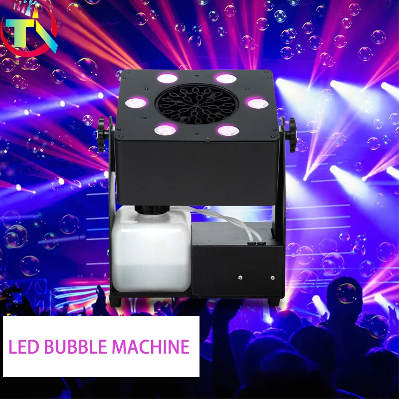 

Tongxin 90W LED-Light Bubble Maker Machine Fog Machine for Stage Parties Smoke Bubble Creating