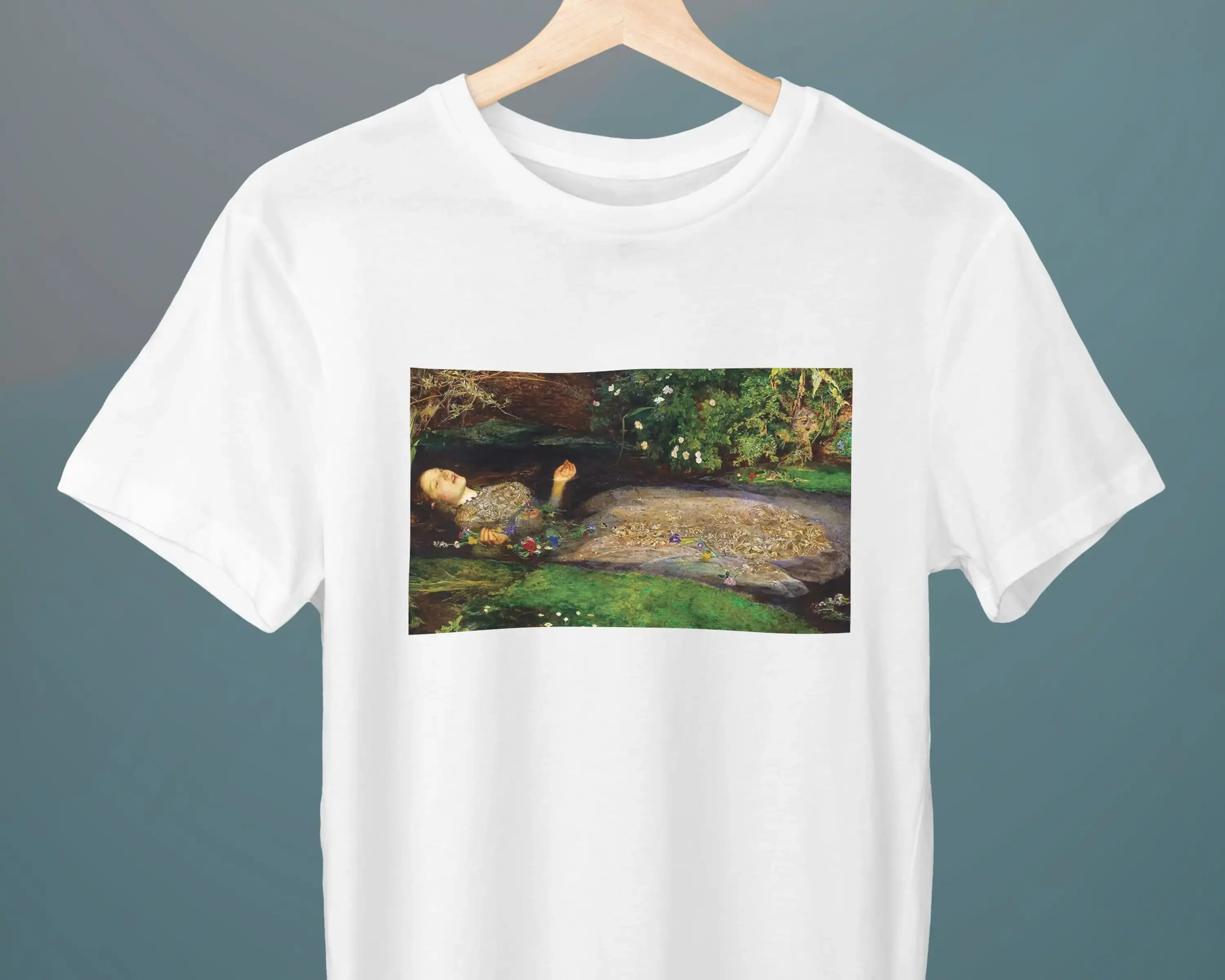 Ophelia John Everett Millais Painting Unisex T-shirt