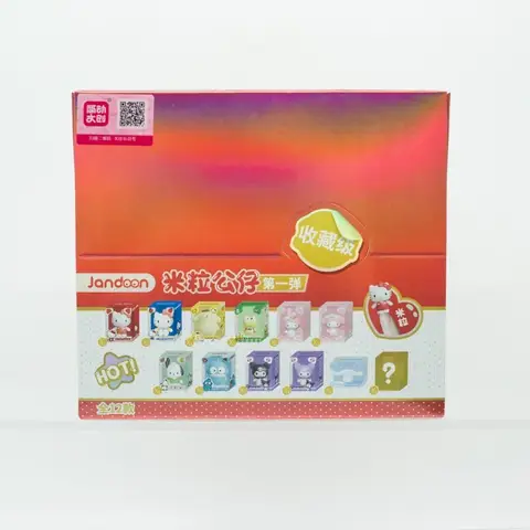 Sanrio Characters Mini-size Blind Box Toys Cute Hello Kitty Pochacco Pom Purin Kuromi Cinnamon Roll Model Toys Kids Gifts