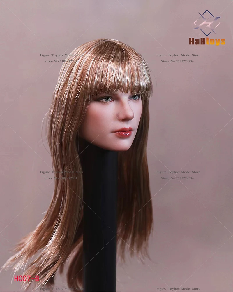 HaHtoys H007 1/6 American Popular Female Singer Delicate Head Sculpt International Famous Girl Model Toys For 12