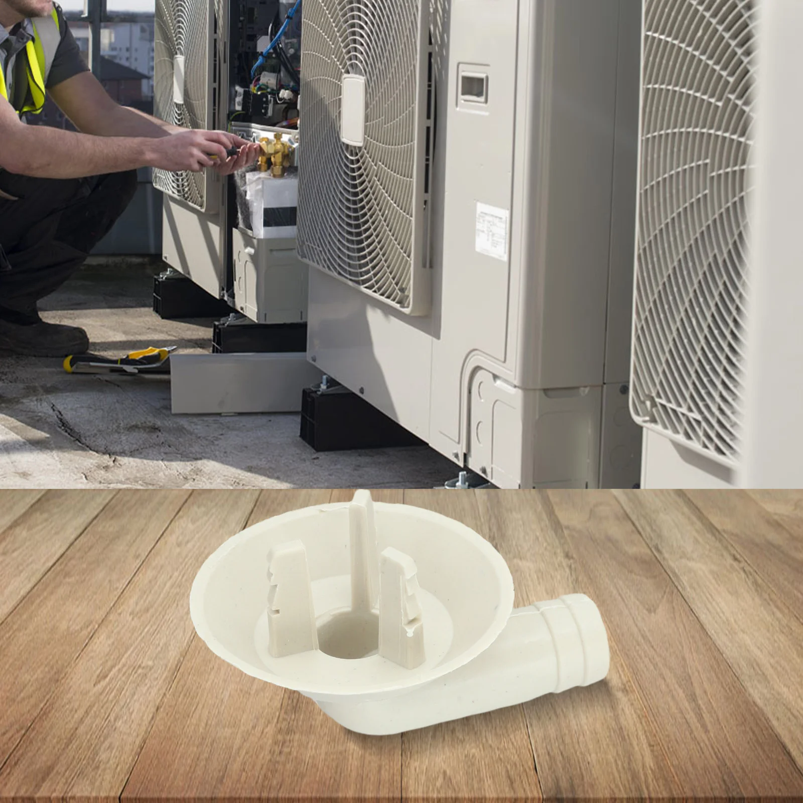 

Эффективное и долговечное колено соединителя кондиционера, конструкция сливного шланга с тремя губками, диаметр 26 мм, белый цвет