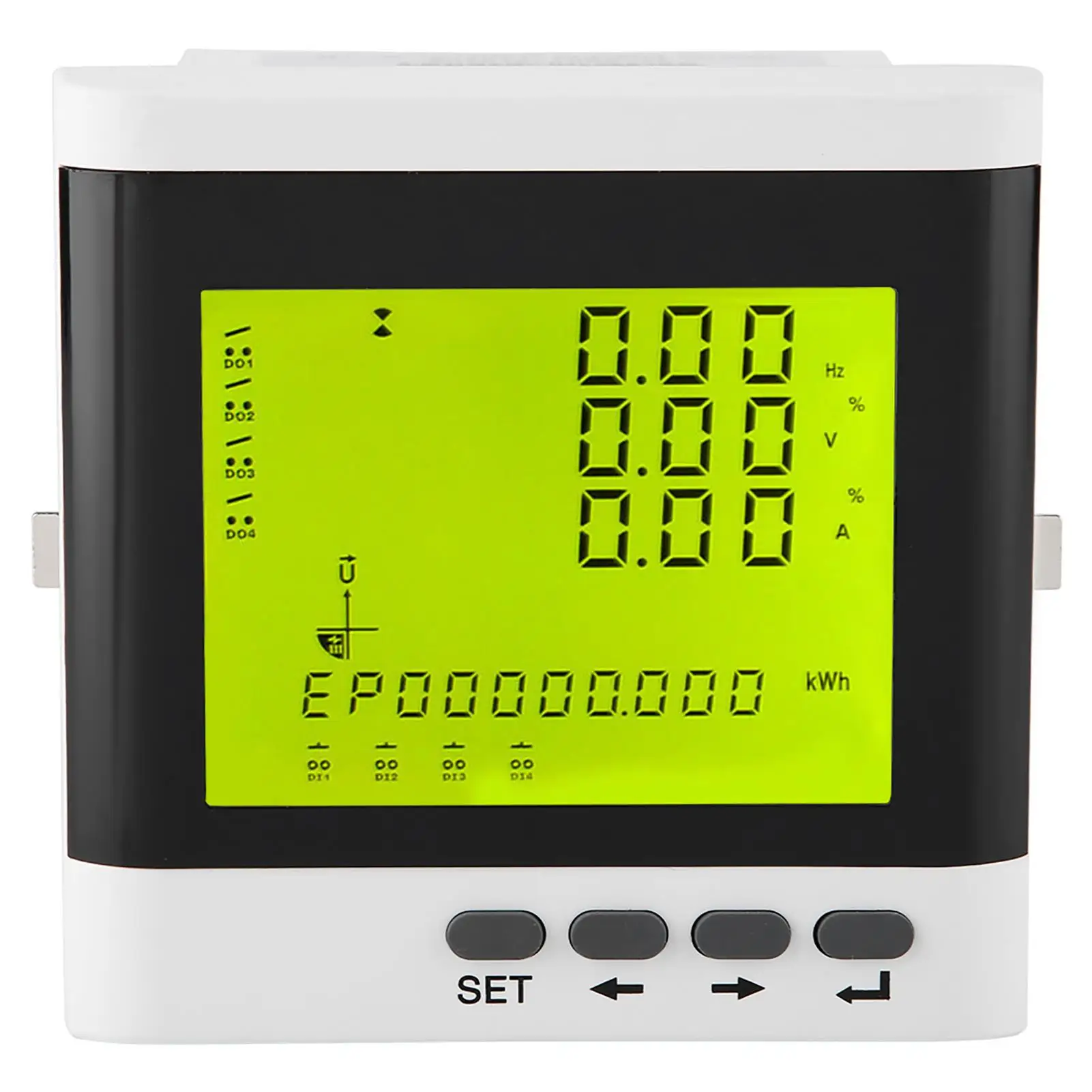 

Programmable Three-Phase Electric Power Meter - Digital LED Ammeter & Voltmeter, Multi-Function Design