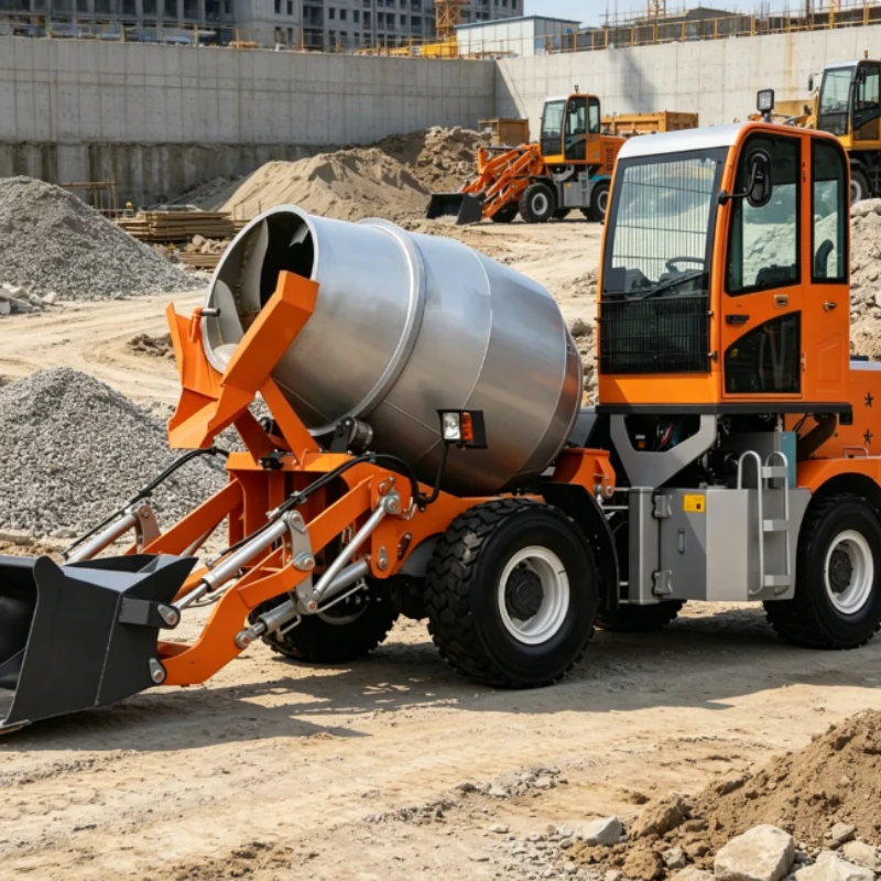Customized Self Loading Concrete Mixer Truck Prices Easy to Operation Cost Effective Ready Drum Concrete Mixer Truck