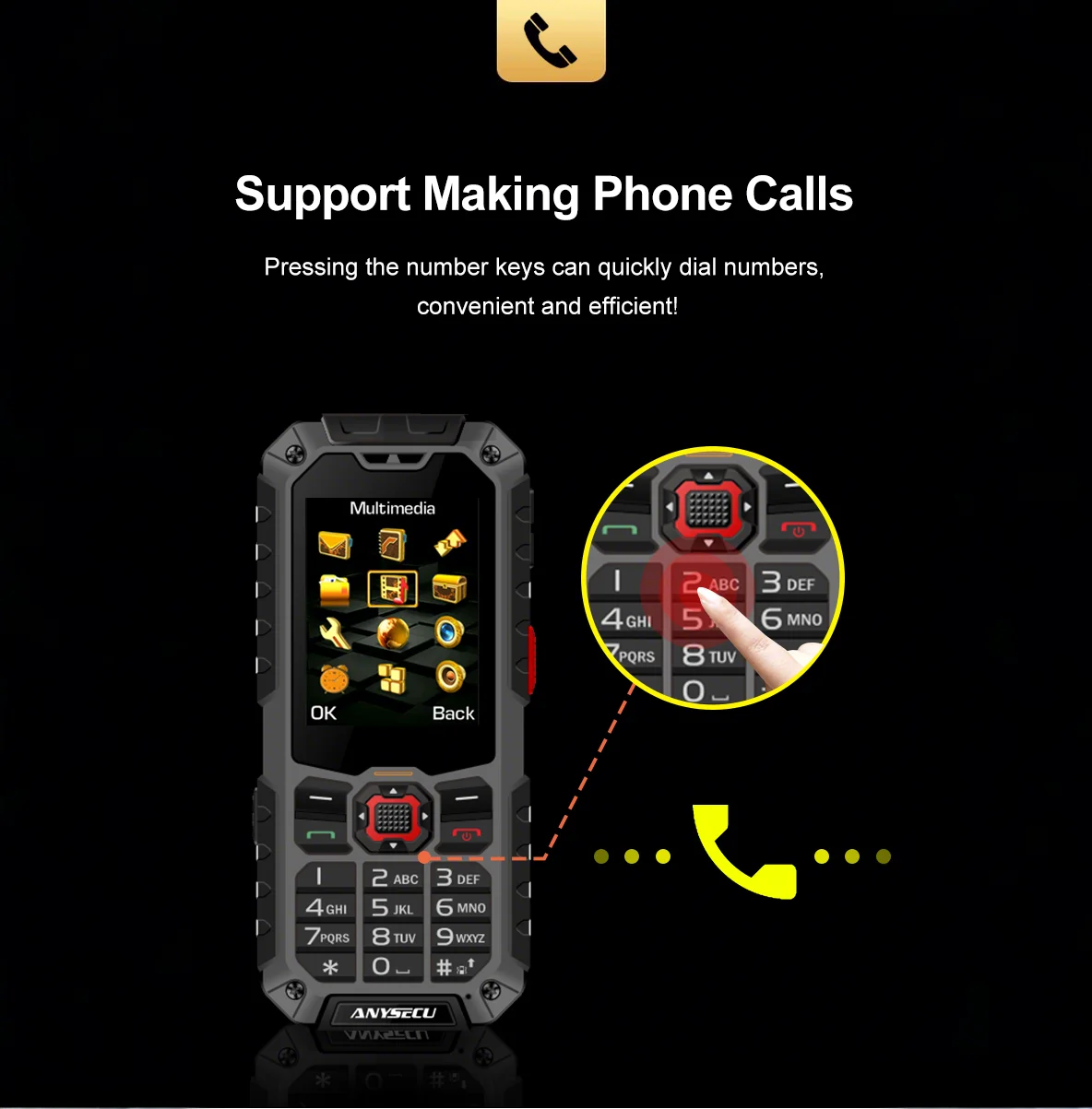 SALE ANYSCUE Dual Cards 4G POC Rugged Walkie Talkie RTOS System FM Radio 4000mAh IP68 Waterproof Radio For Realptt