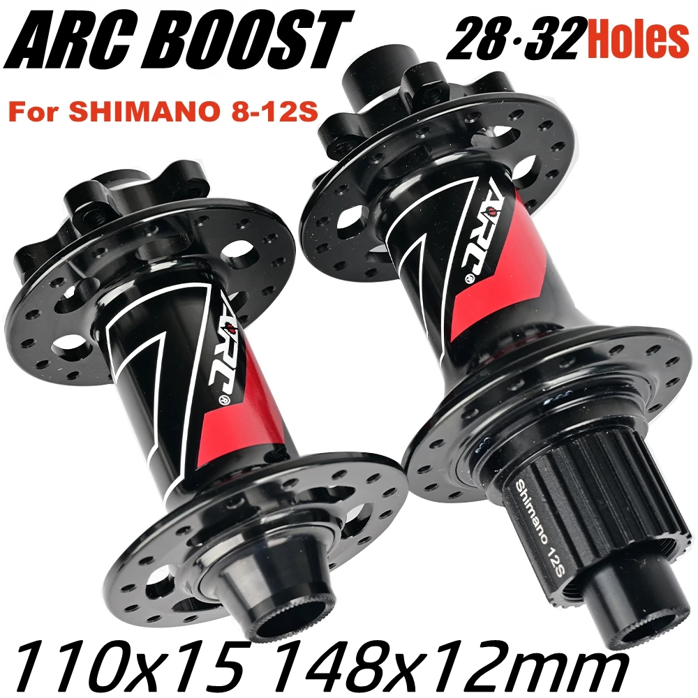 Bicycle Hubs ARC Boost Bike Hubs Sealed Bearings MTB Hub 6 Pawls 3 Tooth 15x110 12x148 For MS 12S HG 11 12V SX NX 12V XD 12S