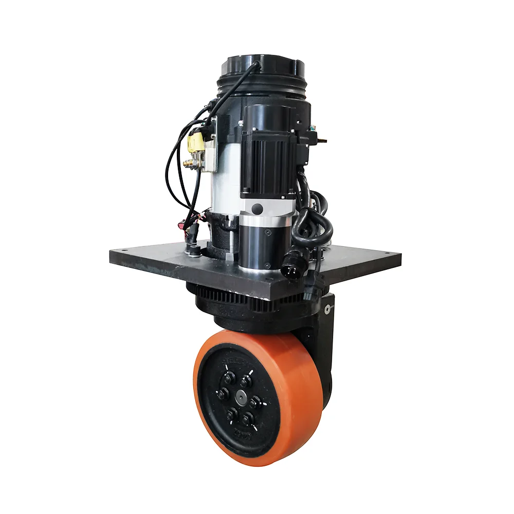 Schwere Last, 3300 W Direktantriebsrad, anpassbares Gabelstapler-Antriebsrad mit 400 W Lenkmotor