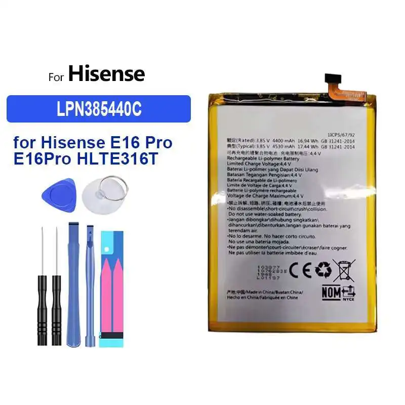 Langlebiger 3900-mAh-Handy-Akku für Hisense E76mini, E76 mini