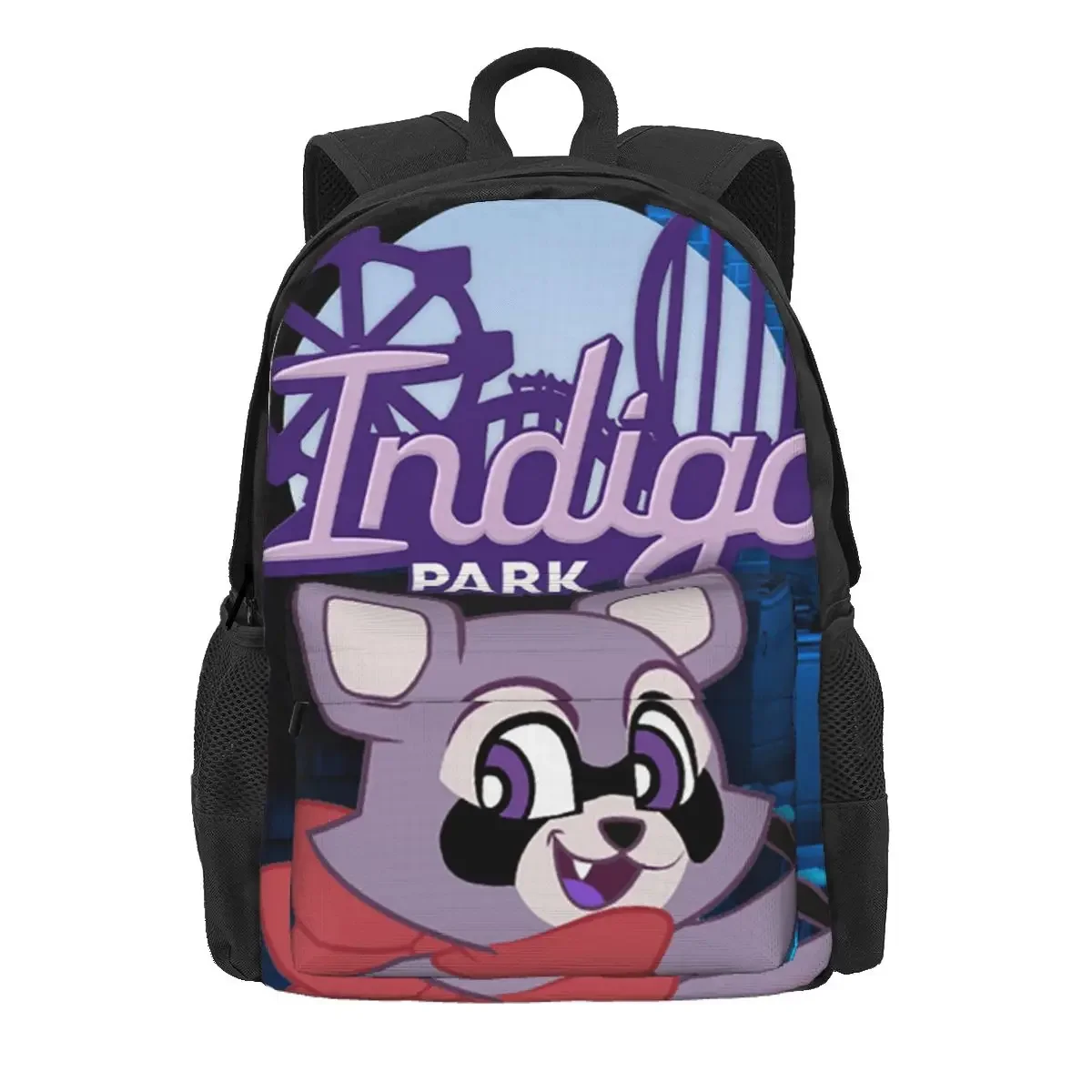 Rambley Indigo Park Rucksack, Tagesrucksack, großes Fassungsvermögen, Kinder-Büchertasche, Schultasche, Umhängetaschen für Männer und Frauen