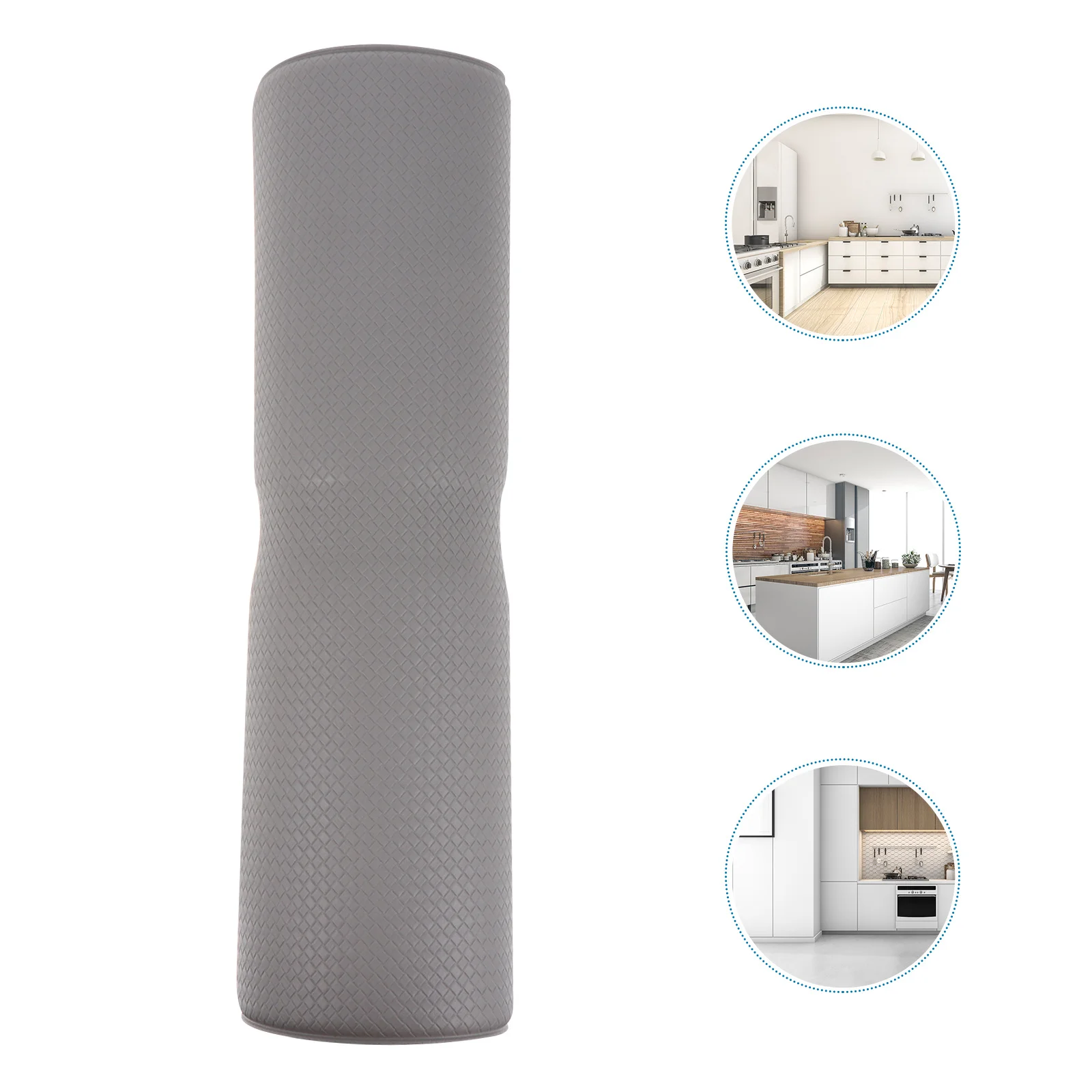 

1Pcs Waterproof Kitchen Rug PU Non-Slip Oil-Proof Anti-Skid Floor Mat Grey Cushion Support Mat Anti-Skid Rug