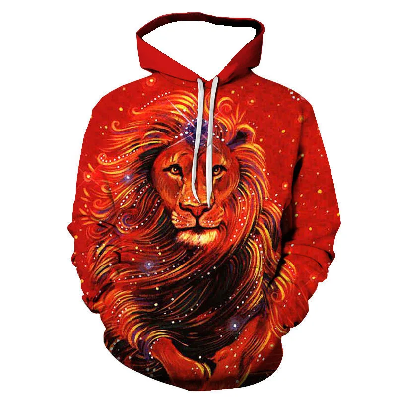 Pull à capuche pour hommes, nouveau Style, veste ample à capuche caractéristique du tigre sauvage, pull à capuche à la mode et décontracté, automne 2025