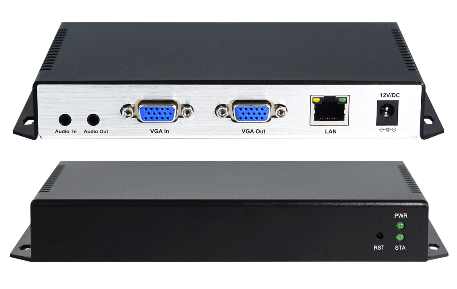 HD H.265 H.264 VGA zu IP Video Audio Stream Encoder RTMP SRT Live Streaming Video Encoder – Detail 1