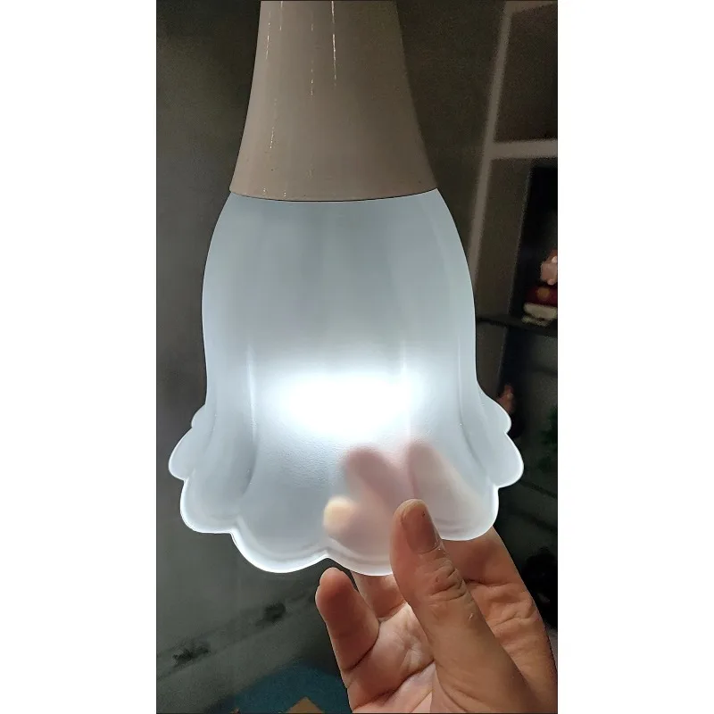 

Lighting Satin White Glass Shade for Light Fixture - 1-5/8-Inch Fitter Opening For E27 for fan lamps