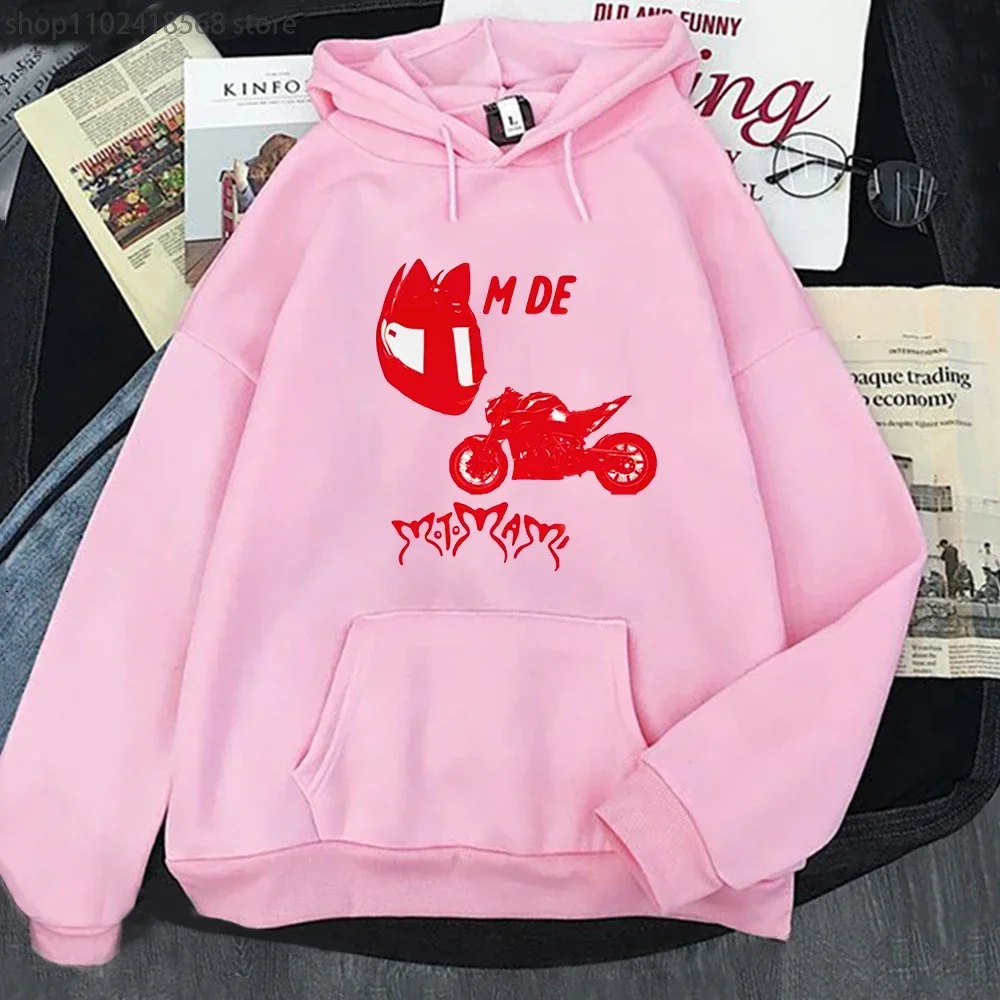 Spaanse M voor Motomami Hoodies Mannen Streetwear Rosalia Genius Man SweatshirtsHip Hop Truien Unisex Herfst Winter Mode Tops