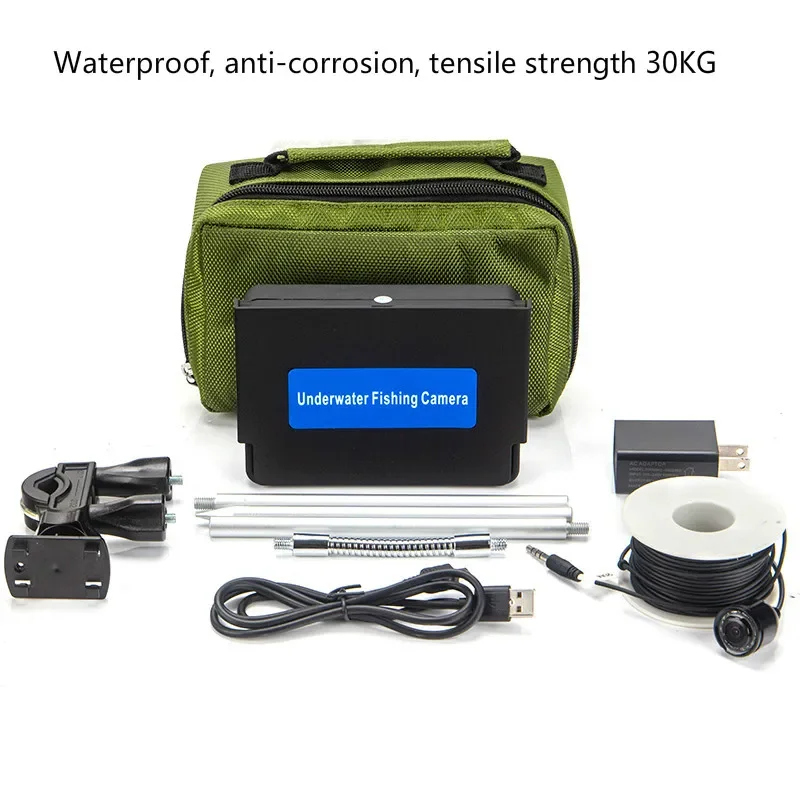 

WF25C 20M 30M Waterproof, anti-corrosion, tensile strength 30KG fishing cam underwater fishing camera ice fishing finder