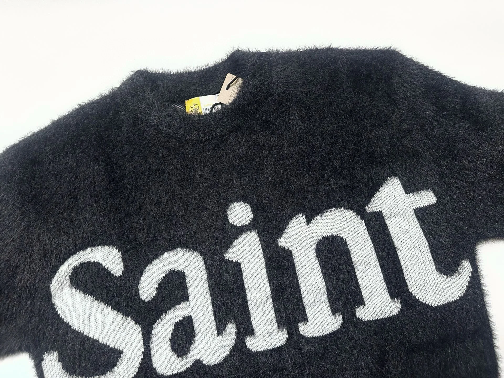 

25ss High Quality Saint Sweater Cardigan Street Fashion Men Women Casual Style 1:1 Pullover Sweater