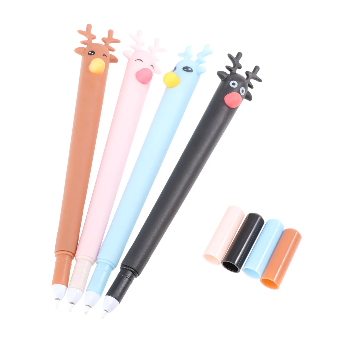 

8pcs XmasWater Smooth Mini Ballpoint Pen Writing Plastic Material Kids Student Office Supplies Ballpoint Pen Gift