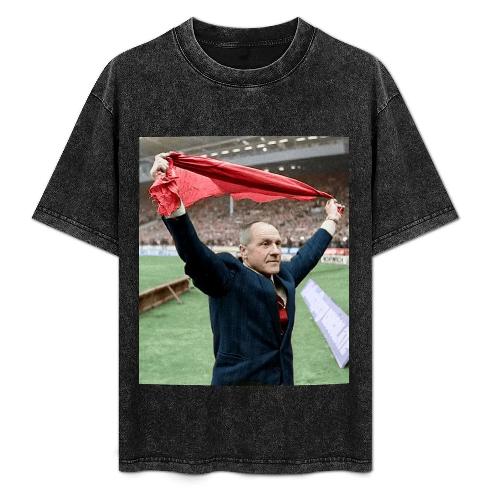 

Bill Shankly in colour T-Shirt funny t shirts cotton t shirts with prints man tshirt man t shirt summer T-Shirt