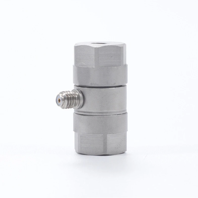 Piezoelectric triaxial force sensor, vibration sensor, motor temperature vibration monitoring source
