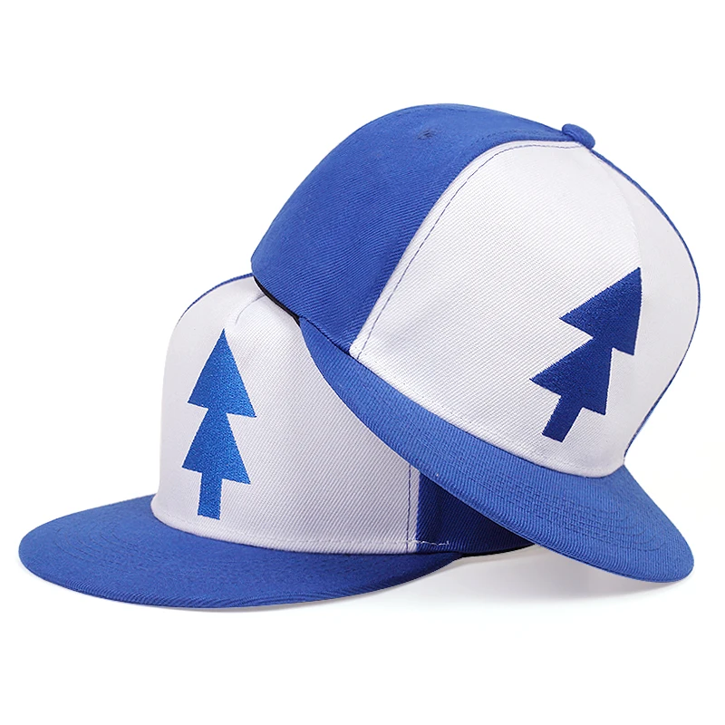 blue tree snapback hat fashion hip baseball cap men women universal cap outdoor leisure sports caps